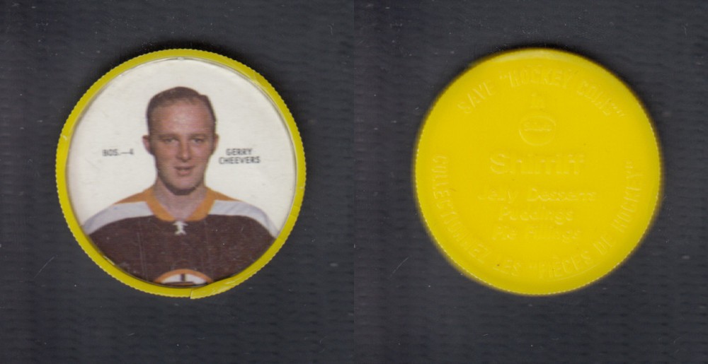 1968-69 SHIRRIFF HOCKEY COIN G. CHEEVERS BOS-4 photo 1968-69 SHIRRIFF HOCKEY COIN G. CHEEVERS BOS-4 photo