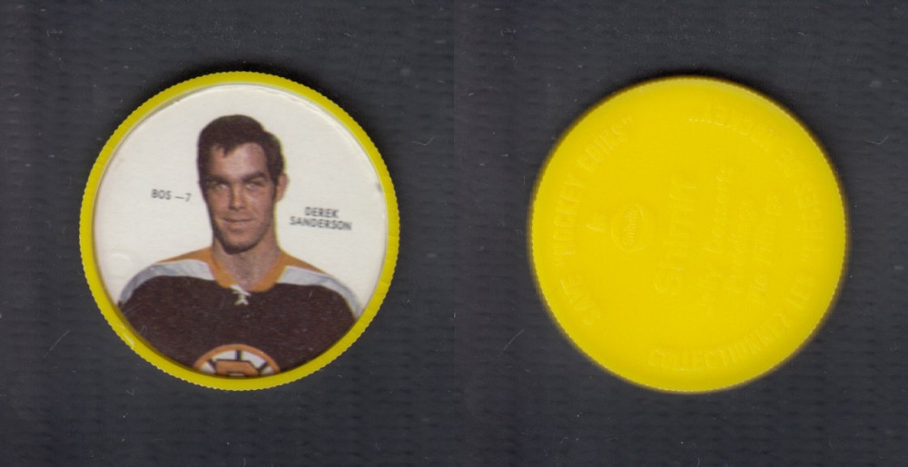 1968-69 SHIRRIFF HOCKEY COIN D. SANDERSON BOS-7 photo 1968-69 SHIRRIFF HOCKEY COIN D. SANDERSON BOS-7 photo