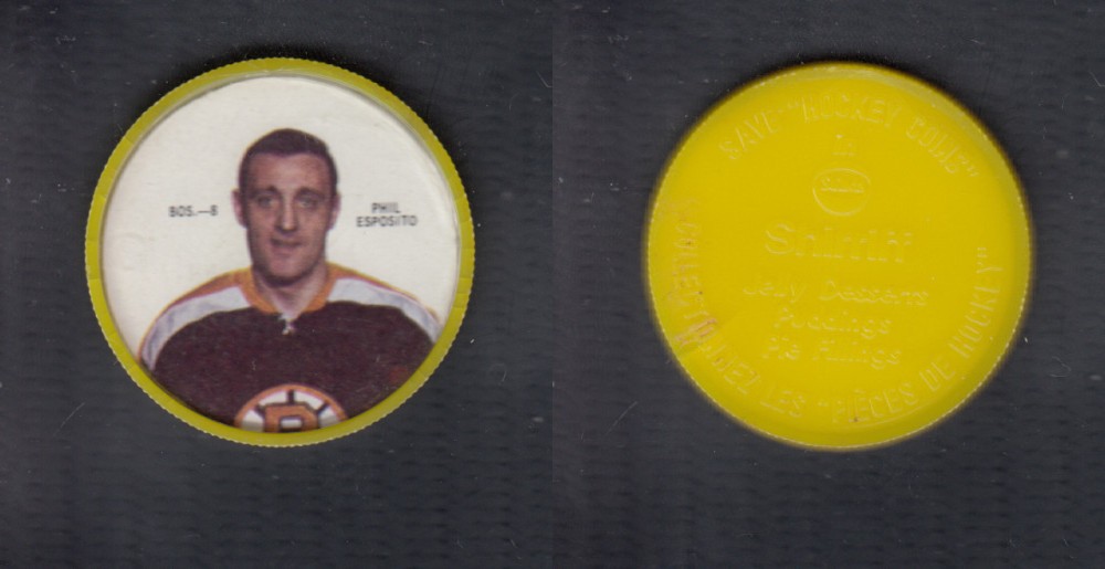 1968-69 SHIRRIFF HOCKEY COIN P. ESPOSITO BOS-8 photo 1968-69 SHIRRIFF HOCKEY COIN P. ESPOSITO BOS-8 photo