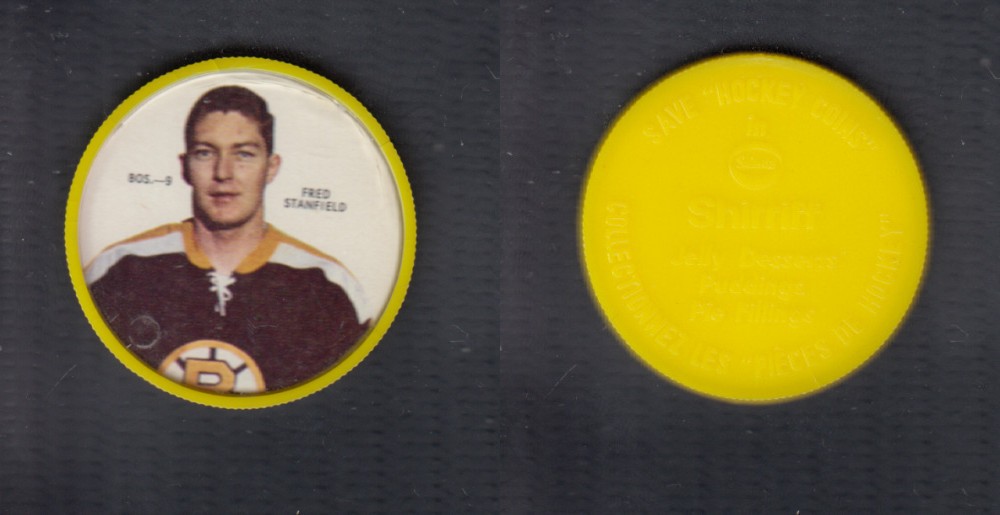 1968-69 SHIRRIFF HOCKEY COIN F. STANFIELD BOS-9 photo 1968-69 SHIRRIFF HOCKEY COIN F. STANFIELD BOS-9 photo