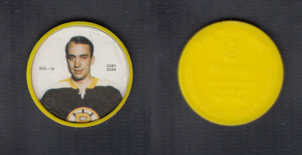 1968-69 SHIRRIFF HOCKEY COIN G. DOAK BOS-14 photo 1968-69 SHIRRIFF HOCKEY COIN G. DOAK BOS-14 photo