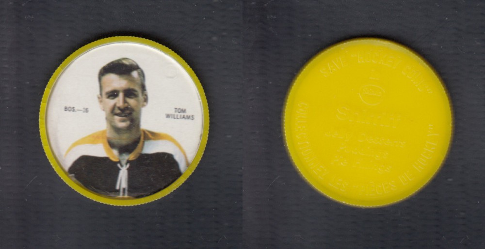 1968-69 SHIRRIFF HOCKEY COIN T. WILLIAMS BOS-16 photo 1968-69 SHIRRIFF HOCKEY COIN T. WILLIAMS BOS-16 photo