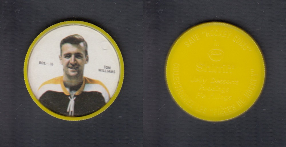 1968-69 SHIRRIFF HOCKEY COIN T. WILLIAMS BOS-16 photo 1968-69 SHIRRIFF HOCKEY COIN T. WILLIAMS BOS-16 photo