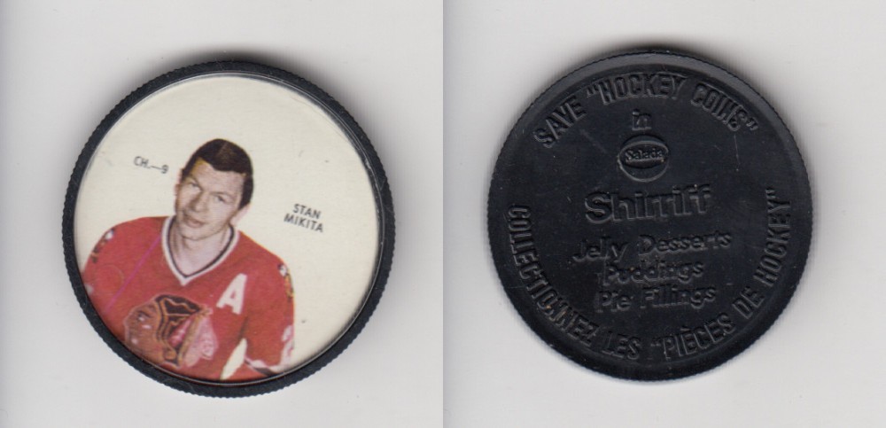 1968-69 SHIRRIFF HOCKEY COIN S. MIKITA CH-9 photo 1968-69 SHIRRIFF HOCKEY COIN S. MIKITA CH-9 photo