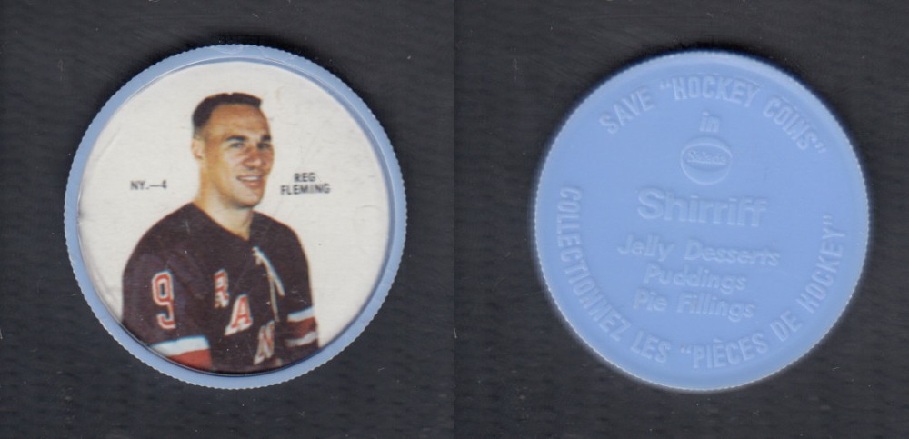 1968-69 SHIRRIFF HOCKEY COIN R. FLEMING NY-4 photo 1968-69 SHIRRIFF HOCKEY COIN R. FLEMING NY-4 photo