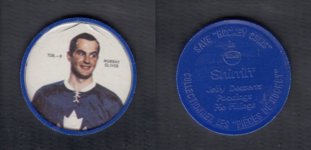 1968-69 SHIRRIFF HOCKEY COIN M. OLIVER TOR-9 photo 1968-69 SHIRRIFF HOCKEY COIN M. OLIVER TOR-9 photo