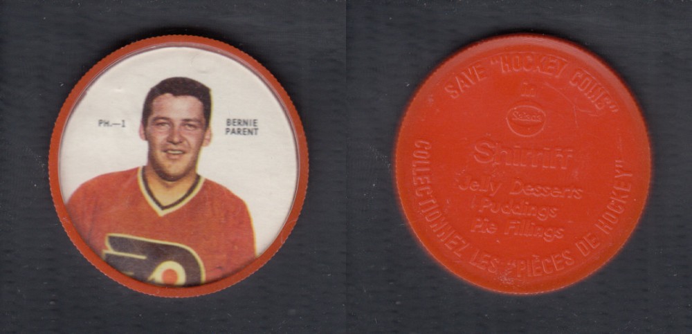 1968-69 SHIRRIFF HOCKEY COIN B. PARENT PH-1 photo 1968-69 SHIRRIFF HOCKEY COIN B. PARENT PH-1 photo