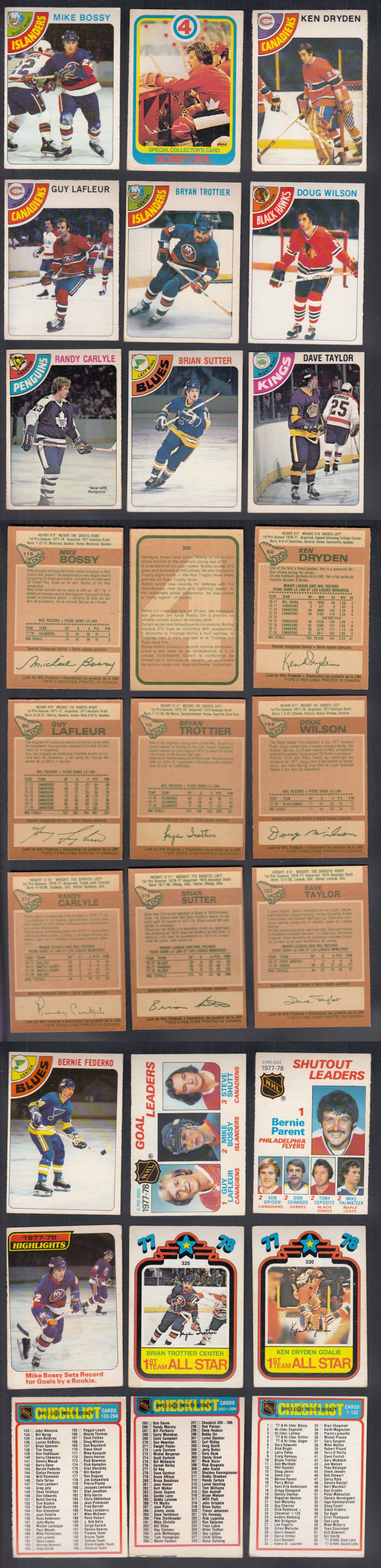 1978-79 O-PEE-CHEE HOCKEY CARD FULL SET 396/396 photo 1978-79 O-PEE-CHEE HOCKEY CARD FULL SET 396/396 photo