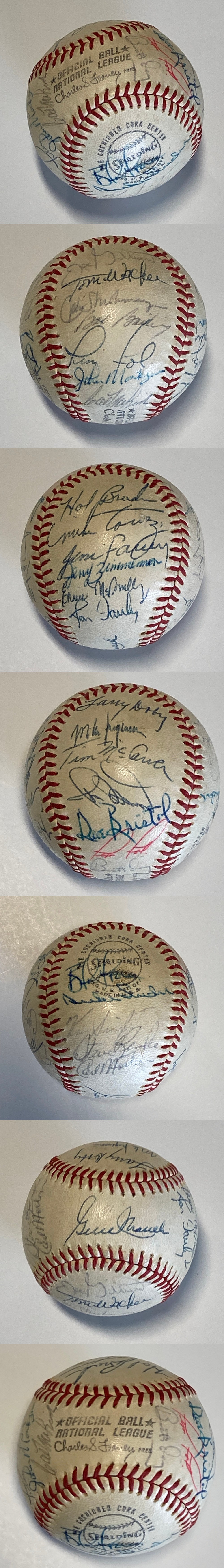1972 MONTREAL EXPOS TEAM AUTOGRAPHED BASEBALL BY 26 photo