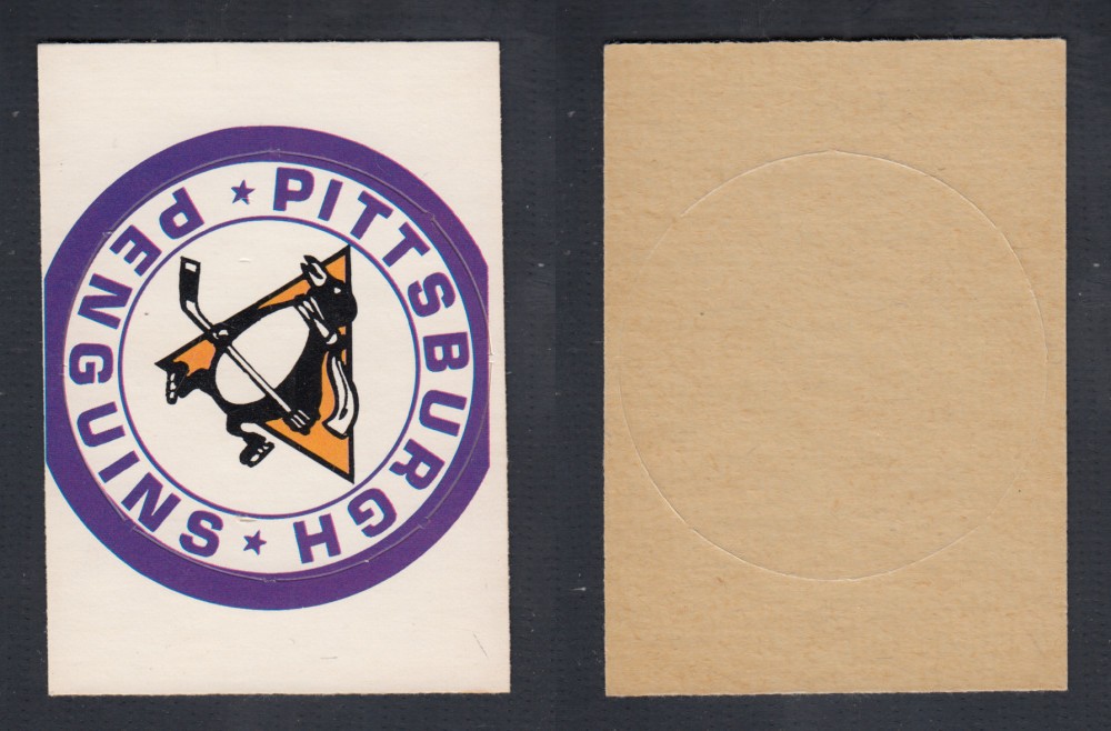 1972-73 O-PEE-CHEE TEAM EMBLEM NHL PITTSBURGH PENGUINS photo