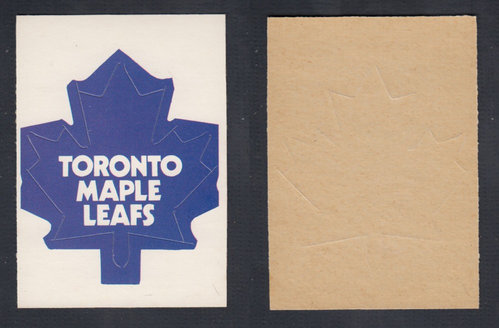 1972-73 O-PEE-CHEE TEAM EMBLEM NHL TORONTO MAPLE LEAFS photo 1972-73 O-PEE-CHEE TEAM EMBLEM NHL TORONTO MAPLE LEAFS photo