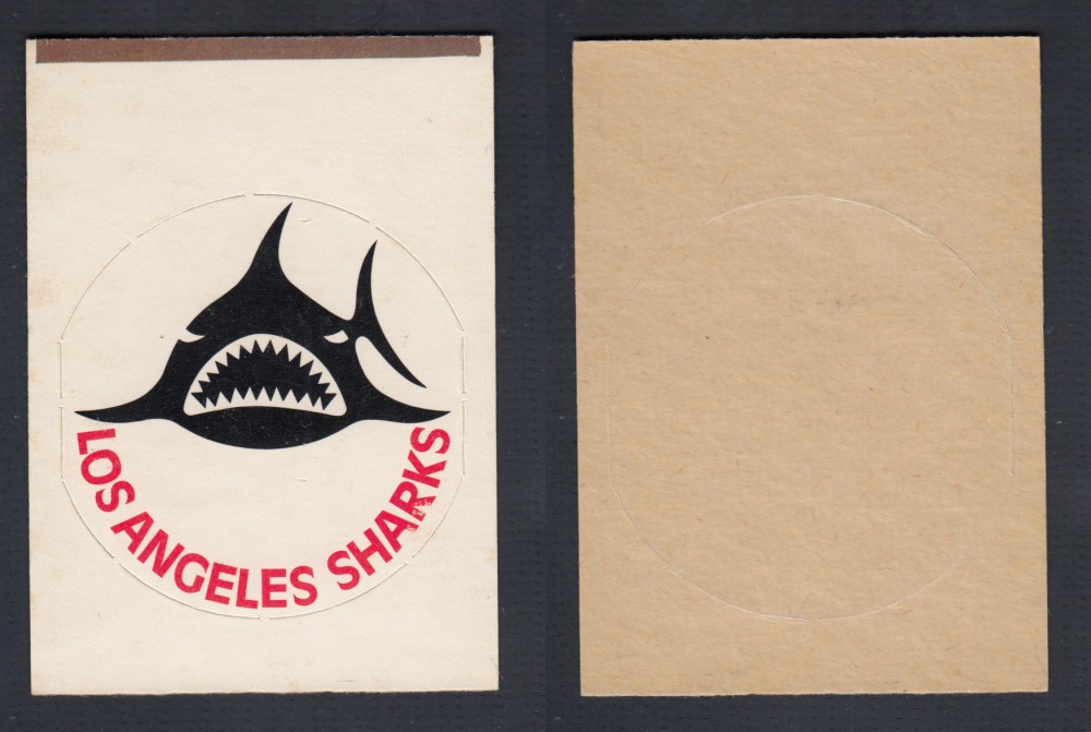 1972-73 O-PEE-CHEE TEAM EMBLEM WHA LOS ANGELES SHARKS photo 1972-73 O-PEE-CHEE TEAM EMBLEM WHA LOS ANGELES SHARKS photo