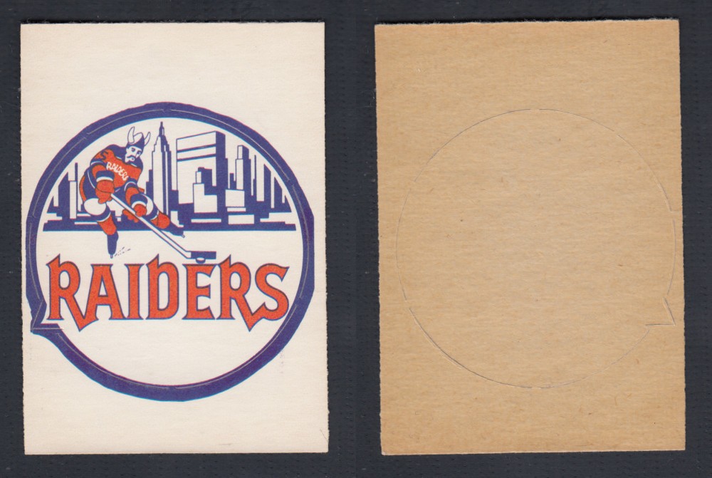 1972-73 O-PEE-CHEE TEAM EMBLEM WHA NEW YORK RAIDERS photo