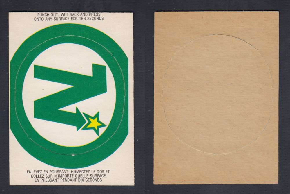 1973-74 O-PEE-CHEE TEAM EMBLEM NHL MINNESOTA NORTH STARS photo