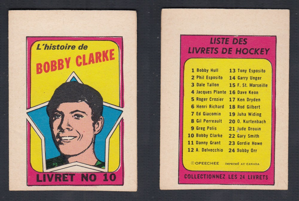 1971-72 O-PEE-CHEE STORY BOOKLET FRENCH #10 B. CLARKE photo 1971-72 O-PEE-CHEE STORY BOOKLET FRENCH #10 B. CLARKE photo