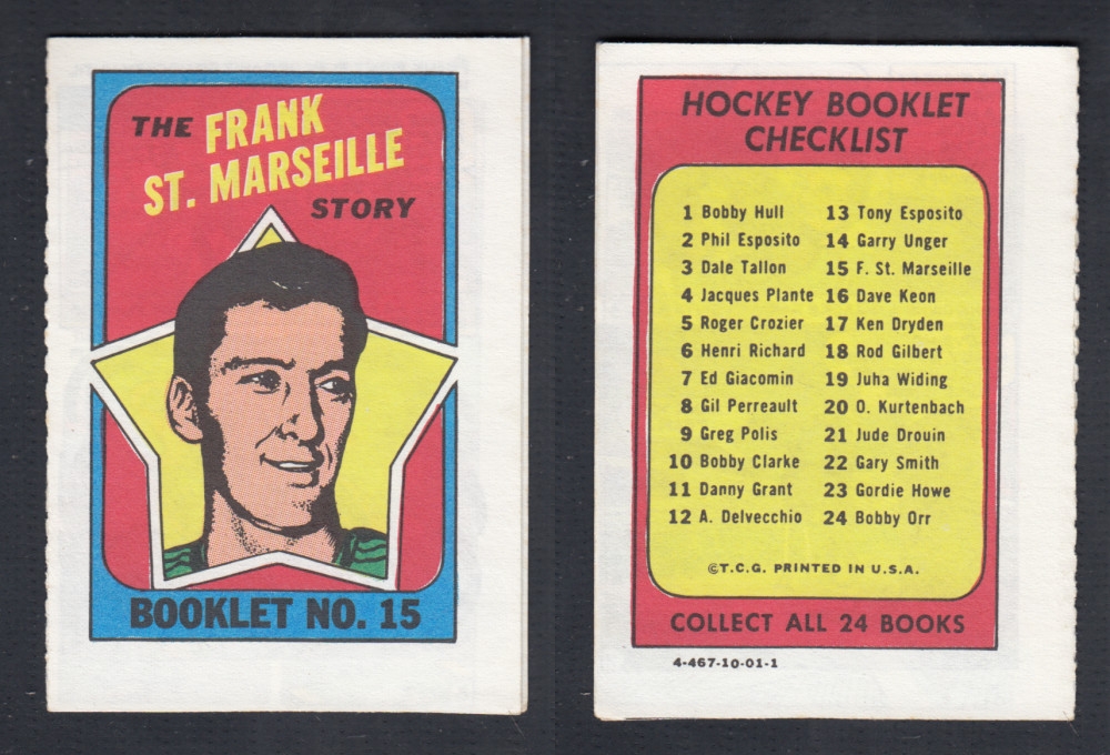 1971-72 TOPPS STORY BOOKLET #14 G. UNGER photo 1971-72 TOPPS STORY BOOKLET #14 G. UNGER photo
