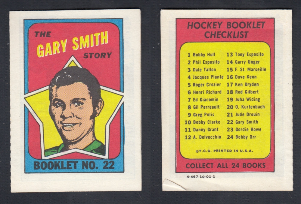 1971-72 TOPPS STORY BOOKLET #22 G. SMITH photo 1971-72 TOPPS STORY BOOKLET #22 G. SMITH photo