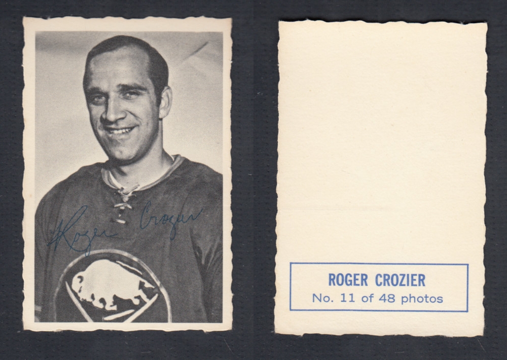 1970-71 O-PEE-CHEE DECKLE EDGE #11 R. CROZIER photo