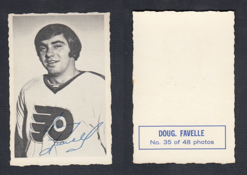 1970-71 O-PEE-CHEE DECKLE EDGE #35 D. FAVELLE photo 1970-71 O-PEE-CHEE DECKLE EDGE #35 D. FAVELLE photo