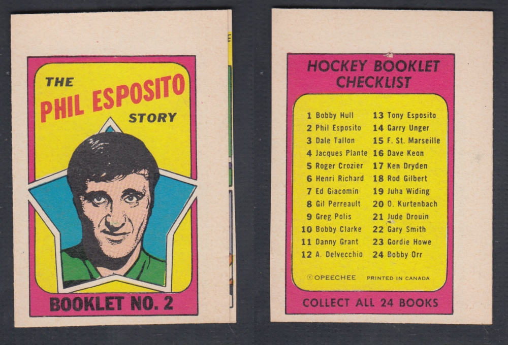 1971-72 O-PEE-CHEE STORY BOOKLET #2 P. ESPOSITO photo 1971-72 O-PEE-CHEE STORY BOOKLET #2 P. ESPOSITO photo