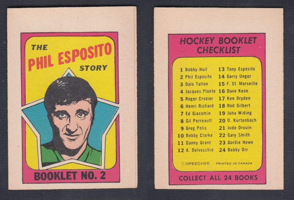 1971-72 O-PEE-CHEE STORY BOOKLET #2 P. ESPOSITO photo 1971-72 O-PEE-CHEE STORY BOOKLET #2 P. ESPOSITO photo