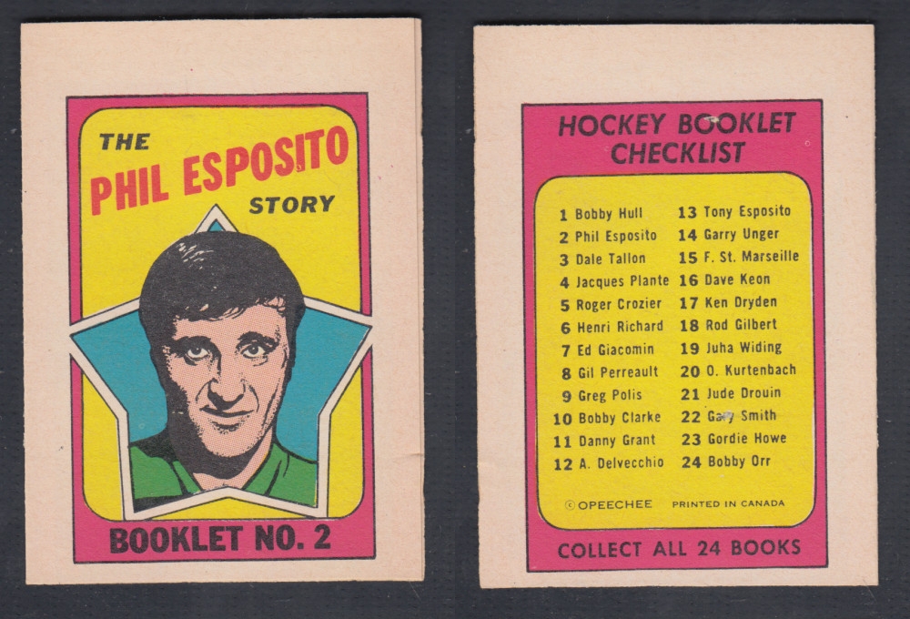 1971-72 O-PEE-CHEE STORY BOOKLET #2 P. ESPOSITO photo 1971-72 O-PEE-CHEE STORY BOOKLET #2 P. ESPOSITO photo