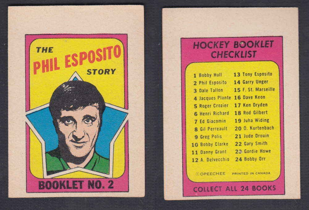1971-72 O-PEE-CHEE STORY BOOKLET #2 P. ESPOSITO photo 1971-72 O-PEE-CHEE STORY BOOKLET #2 P. ESPOSITO photo
