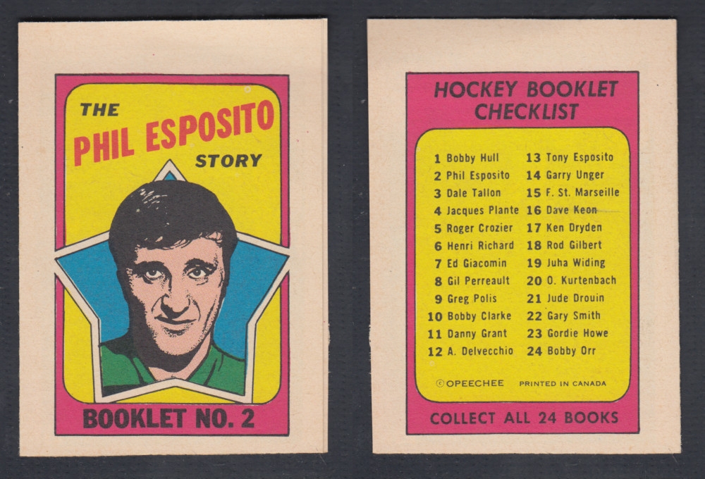 1971-72 O-PEE-CHEE STORY BOOKLET #2 P. ESPOSITO photo 1971-72 O-PEE-CHEE STORY BOOKLET #2 P. ESPOSITO photo