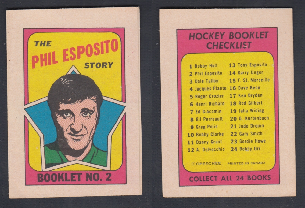 1971-72 O-PEE-CHEE STORY BOOKLET #2 P. ESPOSITO photo 1971-72 O-PEE-CHEE STORY BOOKLET #2 P. ESPOSITO photo
