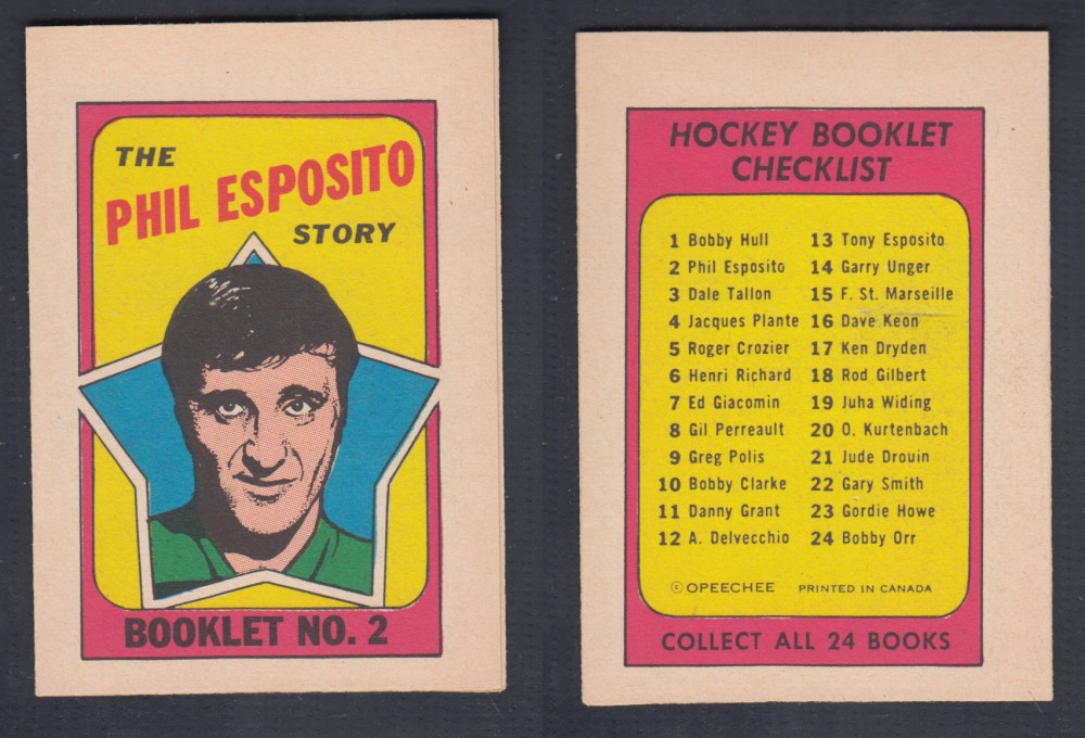 1971-72 O-PEE-CHEE STORY BOOKLET #2 P. ESPOSITO photo 1971-72 O-PEE-CHEE STORY BOOKLET #2 P. ESPOSITO photo