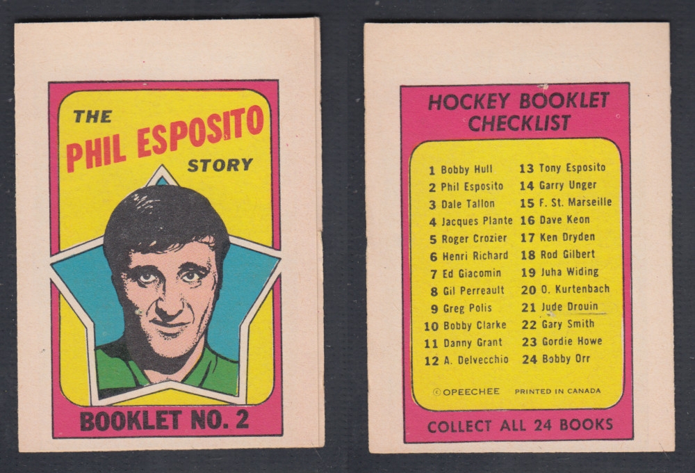 1971-72 O-PEE-CHEE STORY BOOKLET #2 P. ESPOSITO photo 1971-72 O-PEE-CHEE STORY BOOKLET #2 P. ESPOSITO photo