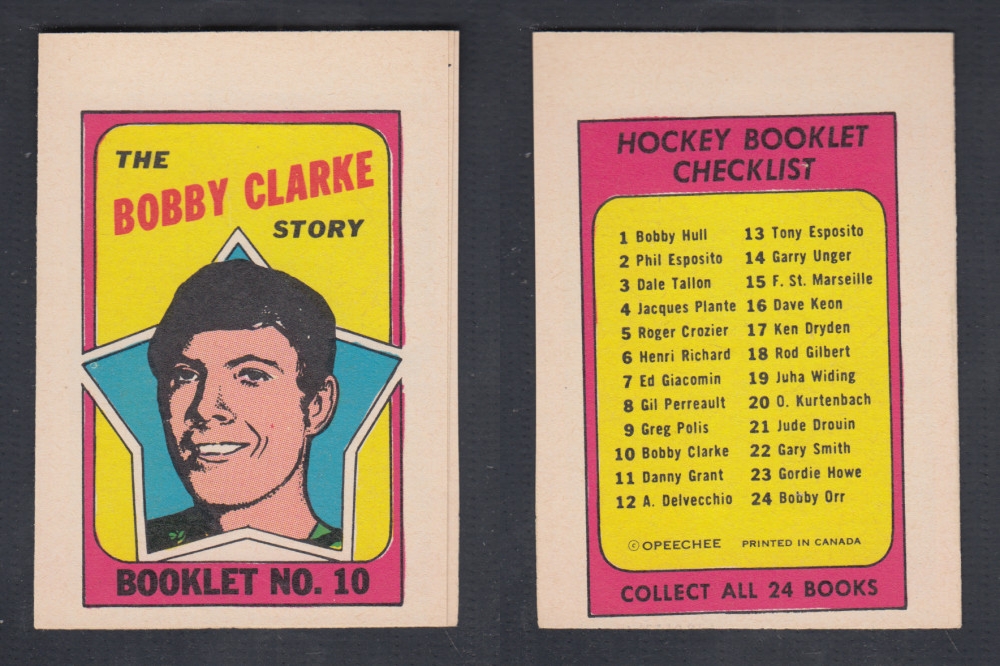 1971-72 O-PEE-CHEE STORY BOOKLET #10 B. CLARKE photo 1971-72 O-PEE-CHEE STORY BOOKLET #10 B. CLARKE photo