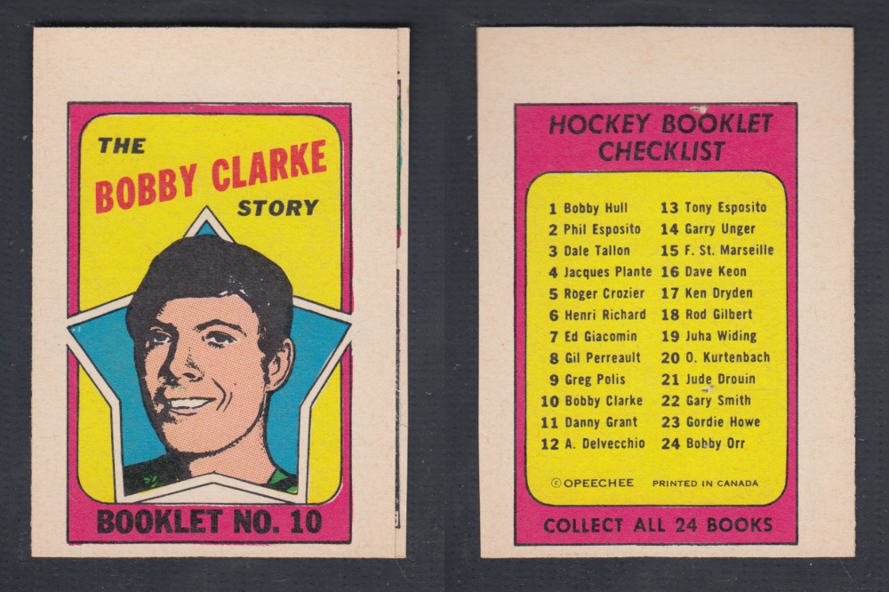 1971-72 O-PEE-CHEE STORY BOOKLET #10 B. CLARKE photo 1971-72 O-PEE-CHEE STORY BOOKLET #10 B. CLARKE photo