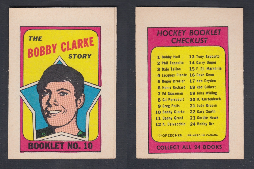 1971-72 O-PEE-CHEE STORY BOOKLET #10 B. CLARKE photo 1971-72 O-PEE-CHEE STORY BOOKLET #10 B. CLARKE photo