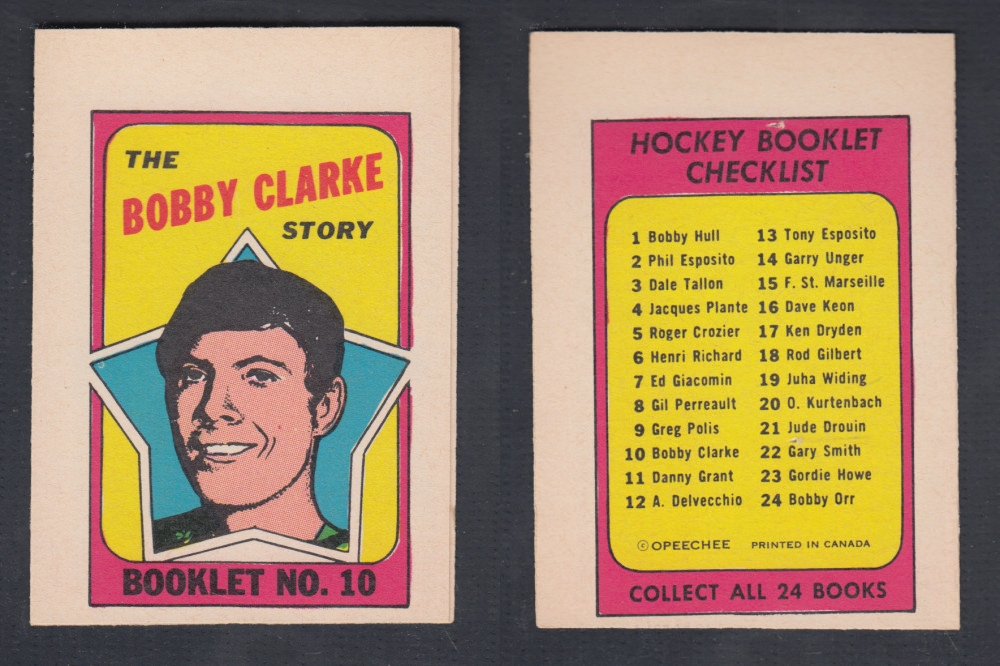1971-72 O-PEE-CHEE STORY BOOKLET #10 B. CLARKE photo 1971-72 O-PEE-CHEE STORY BOOKLET #10 B. CLARKE photo