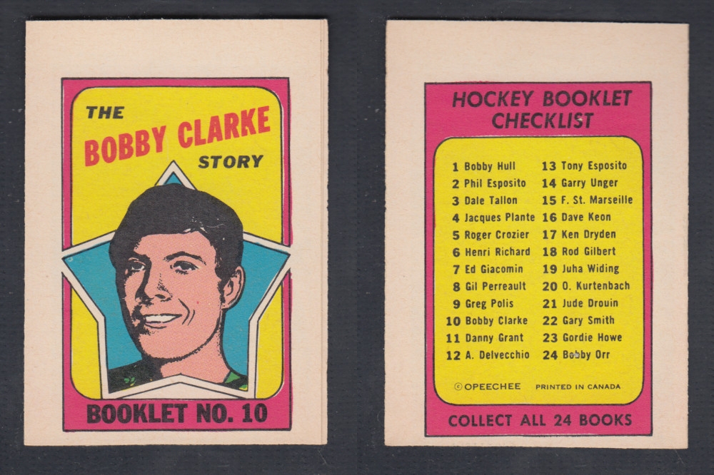 1971-72 O-PEE-CHEE STORY BOOKLET #10 B. CLARKE photo 1971-72 O-PEE-CHEE STORY BOOKLET #10 B. CLARKE photo