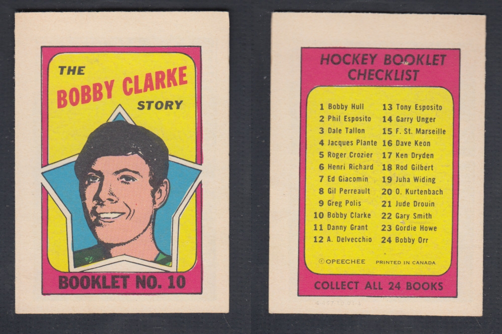 1971-72 O-PEE-CHEE STORY BOOKLET #10 B. CLARKE photo 1971-72 O-PEE-CHEE STORY BOOKLET #10 B. CLARKE photo