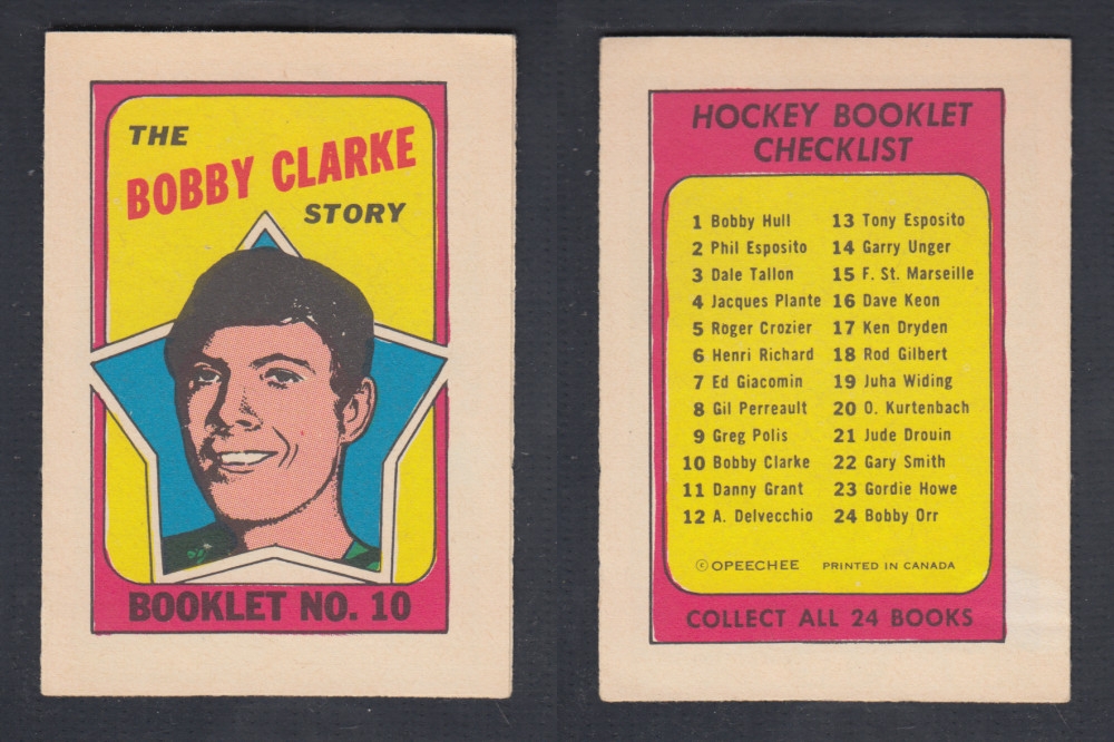 1971-72 O-PEE-CHEE STORY BOOKLET #10 B. CLARKE photo 1971-72 O-PEE-CHEE STORY BOOKLET #10 B. CLARKE photo