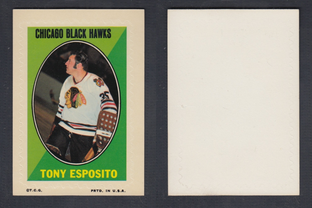 1970-71 O-PEE-CHEE STICKER STAMP T. ESPOSITO photo 1970-71 O-PEE-CHEE STICKER STAMP T. ESPOSITO photo