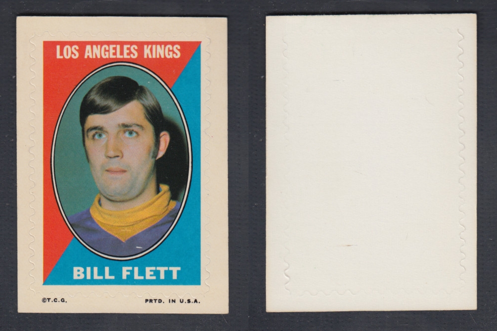 1970-71 O-PEE-CHEE STICKER STAMP B. FLETT photo 1970-71 O-PEE-CHEE STICKER STAMP B. FLETT photo