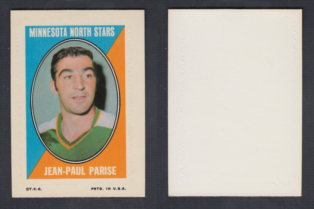 1970-71 O-PEE-CHEE STICKER STAMP J-P. PARISE photo 1970-71 O-PEE-CHEE STICKER STAMP J-P. PARISE photo