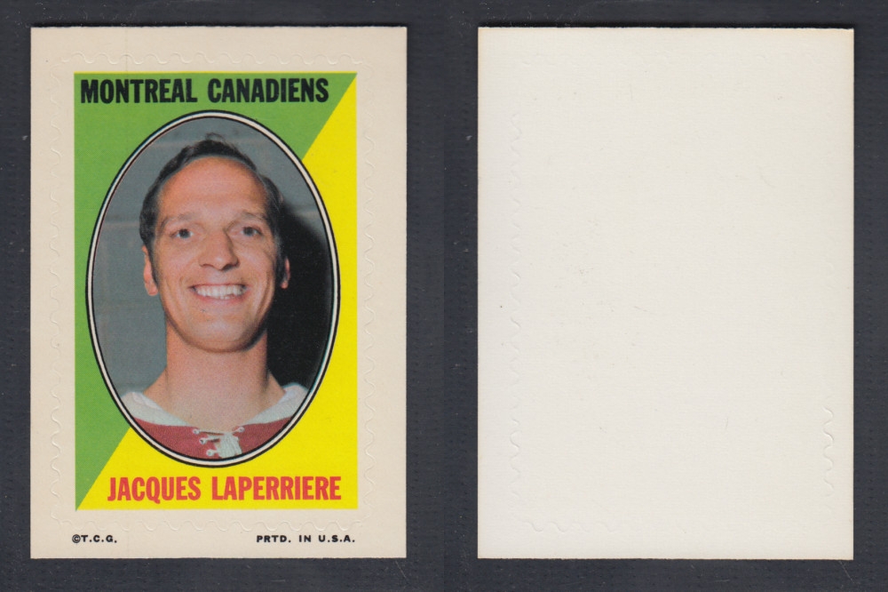 1970-71 O-PEE-CHEE STICKER STAMP J. LAPERRIERE photo 1970-71 O-PEE-CHEE STICKER STAMP J. LAPERRIERE photo