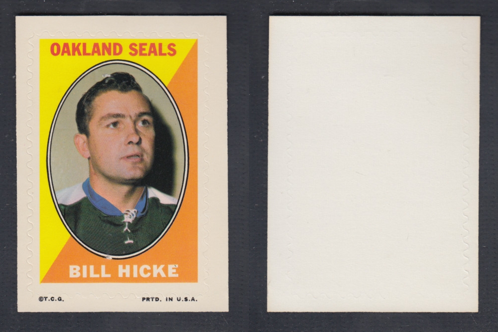 1970-71 O-PEE-CHEE STICKER STAMP B. HICKE photo 1970-71 O-PEE-CHEE STICKER STAMP B. HICKE photo