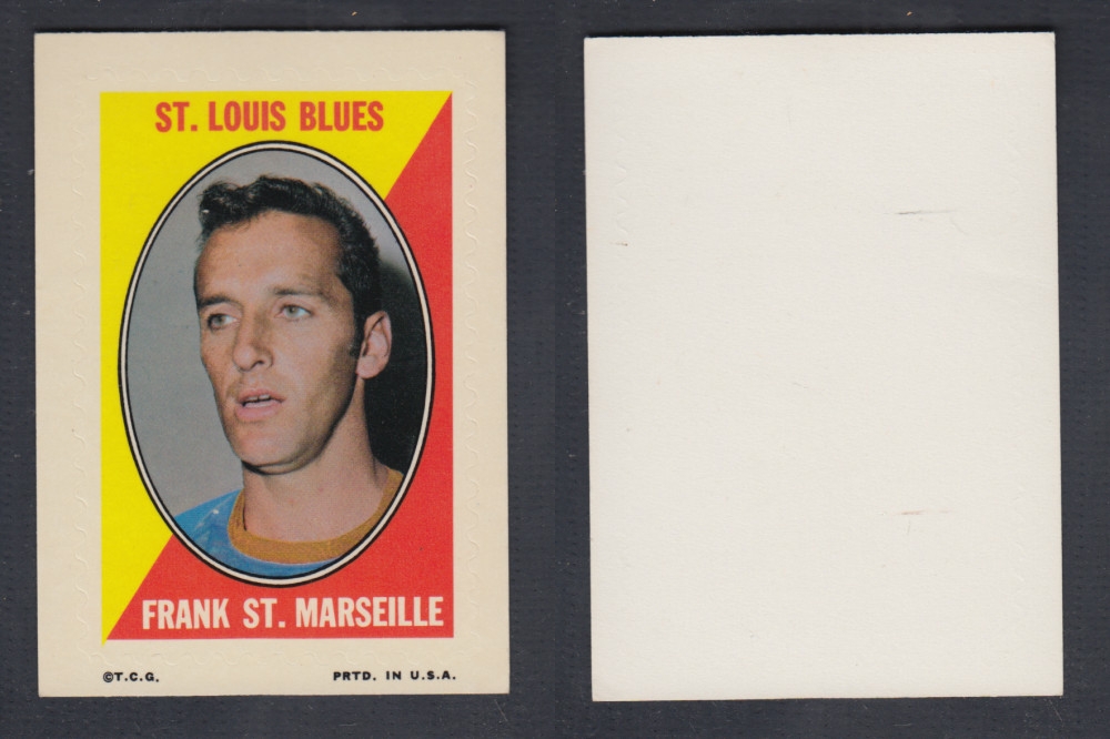 1970-71 O-PEE-CHEE STICKER STAMP F. ST. MARSEILLE photo 1970-71 O-PEE-CHEE STICKER STAMP F. ST. MARSEILLE photo