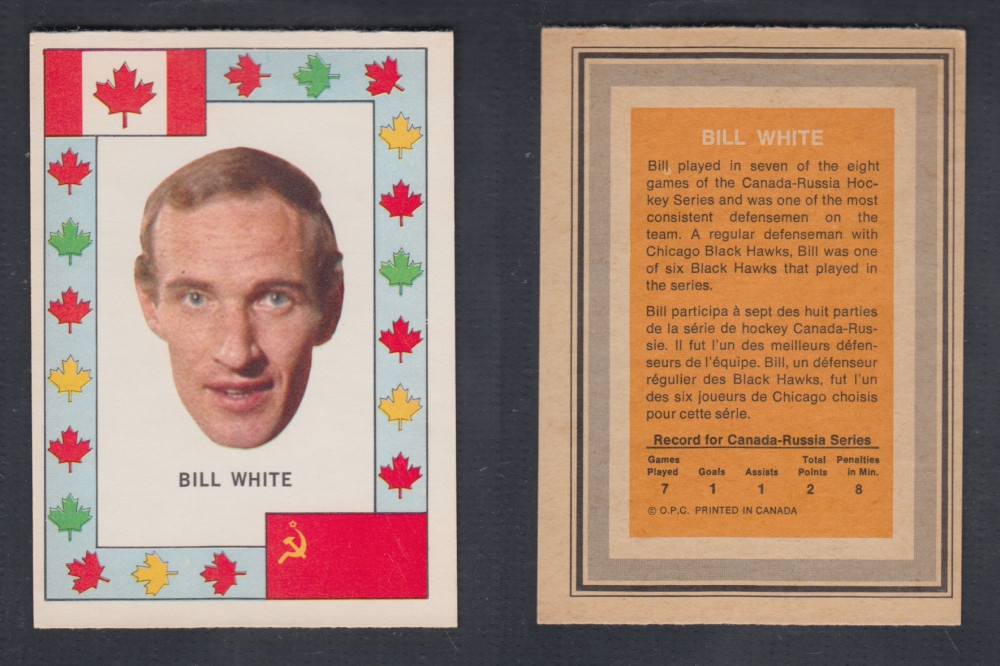 1972-73 O-PEE-CHEE TEAM CANADA B. WHITE photo