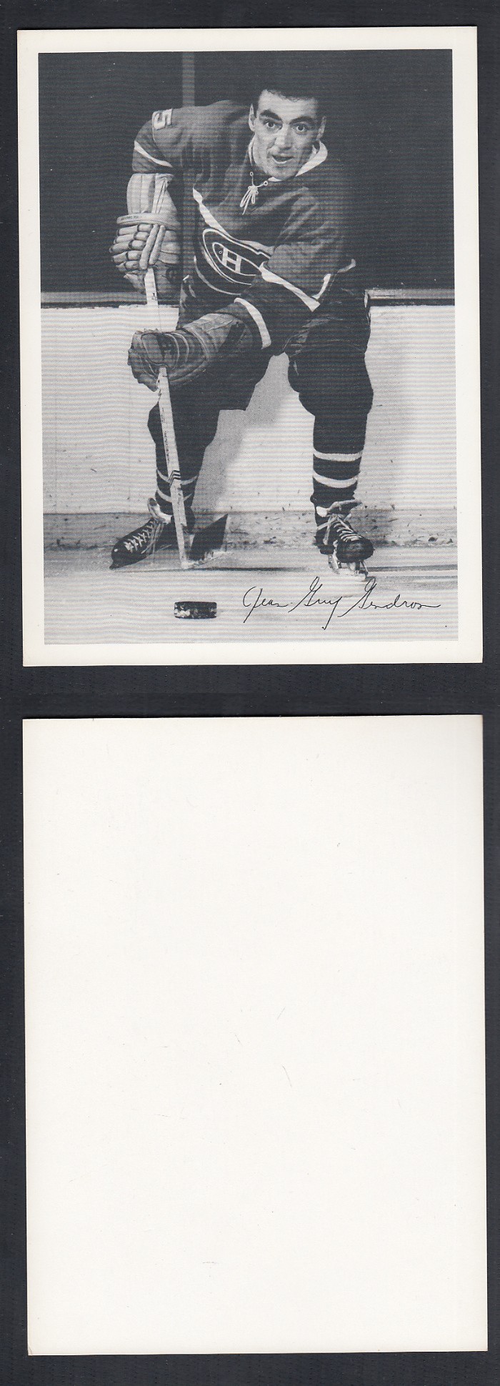 1960-61 YORK PREMIUM PHOTO J-G. GENDRON photo