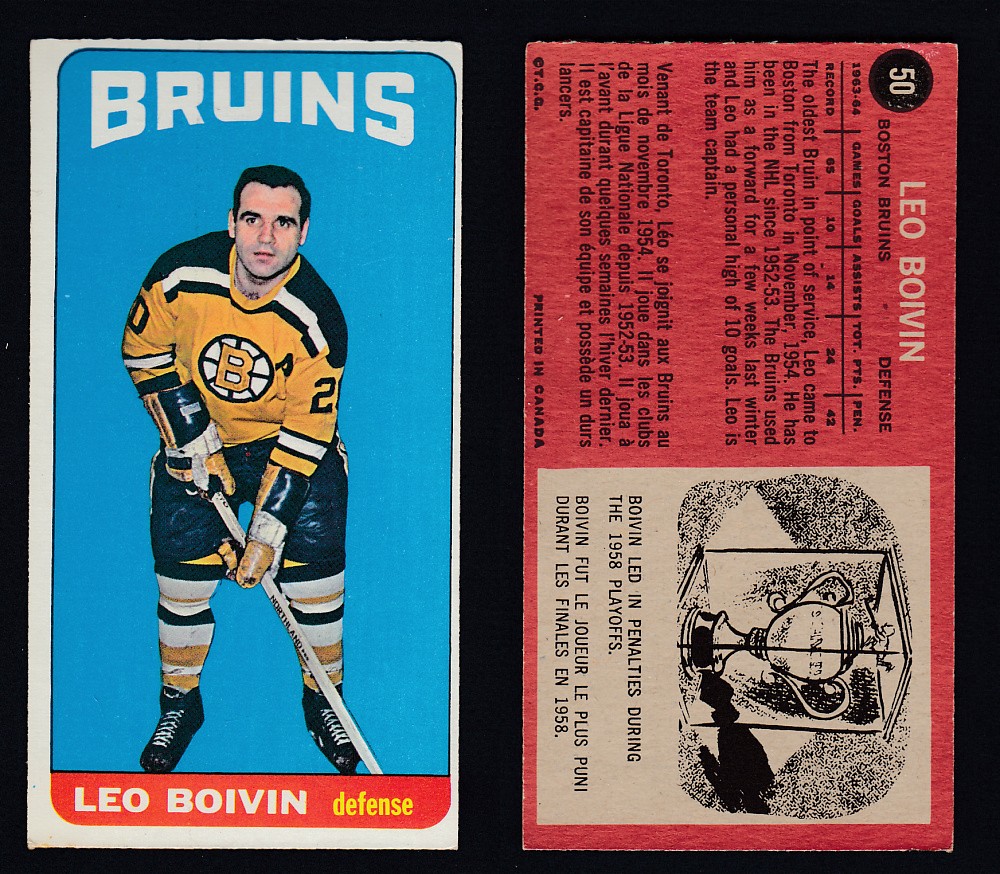 1964-65  TOPPS HOCKEY CARD #50 L. BOIVIN  photo