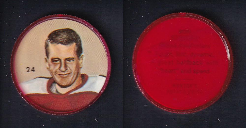 1963 CFL NALLEY'S FOOTBALL COIN #24 R. STEWART photo 1963 CFL NALLEY'S FOOTBALL COIN #24 R. STEWART photo