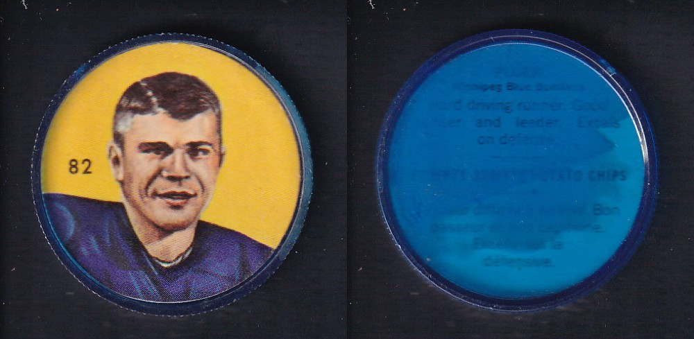 1963 CFL NALLEY'S FOOTBALL COIN #82 K. PLOEN photo 1963 CFL NALLEY'S FOOTBALL COIN #82 K. PLOEN photo