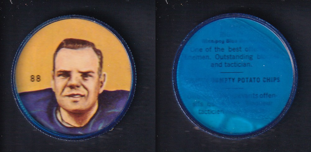 1963 CFL NALLEY'S FOOTBALL COIN #88 F. RIGNEY photo 1963 CFL NALLEY'S FOOTBALL COIN #88 F. RIGNEY photo